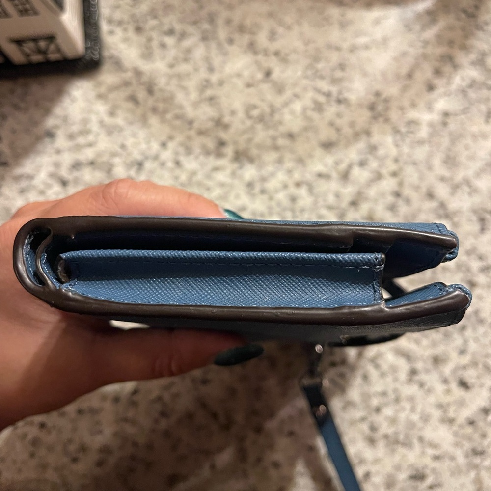Michael Kors Blue Wristlet Wallet - Picture 6 of 13